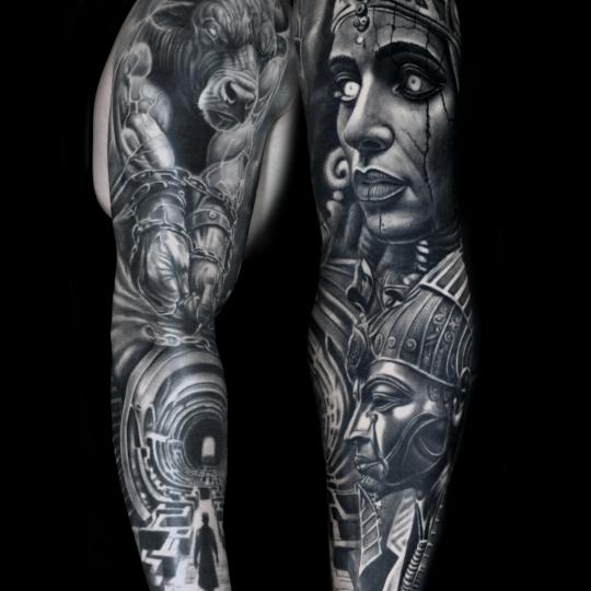 Tatuaj-mânecă, full-seleeve-tattoo
