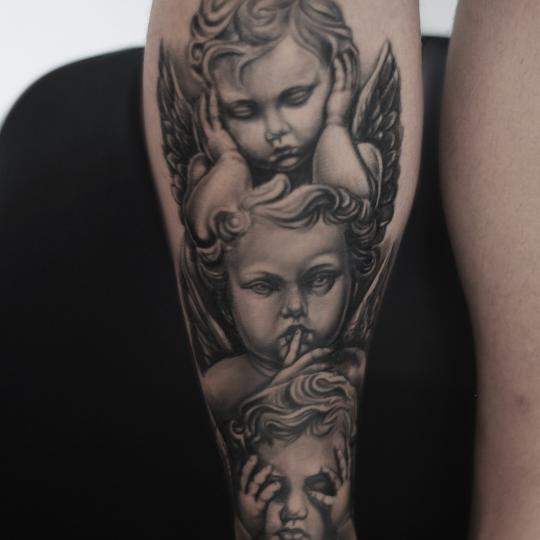 Tatuaj-îngerași, angels-tattoo